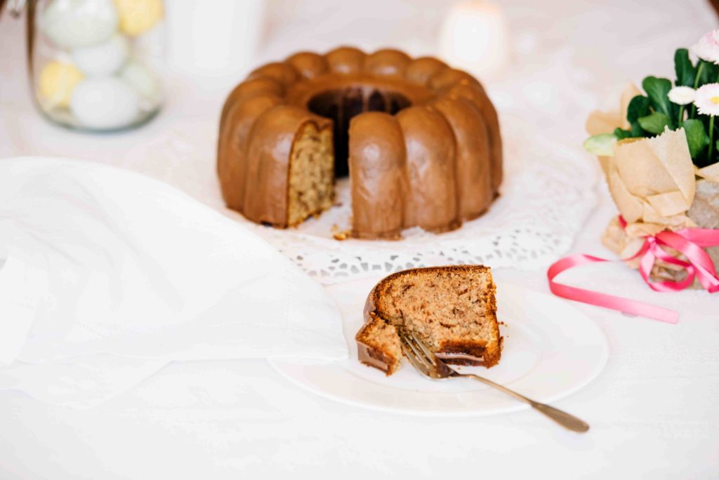 Ostern Neubeginn Nusskuchen