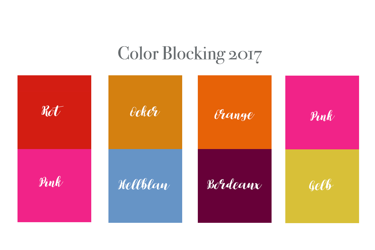 Color Blocking 2017