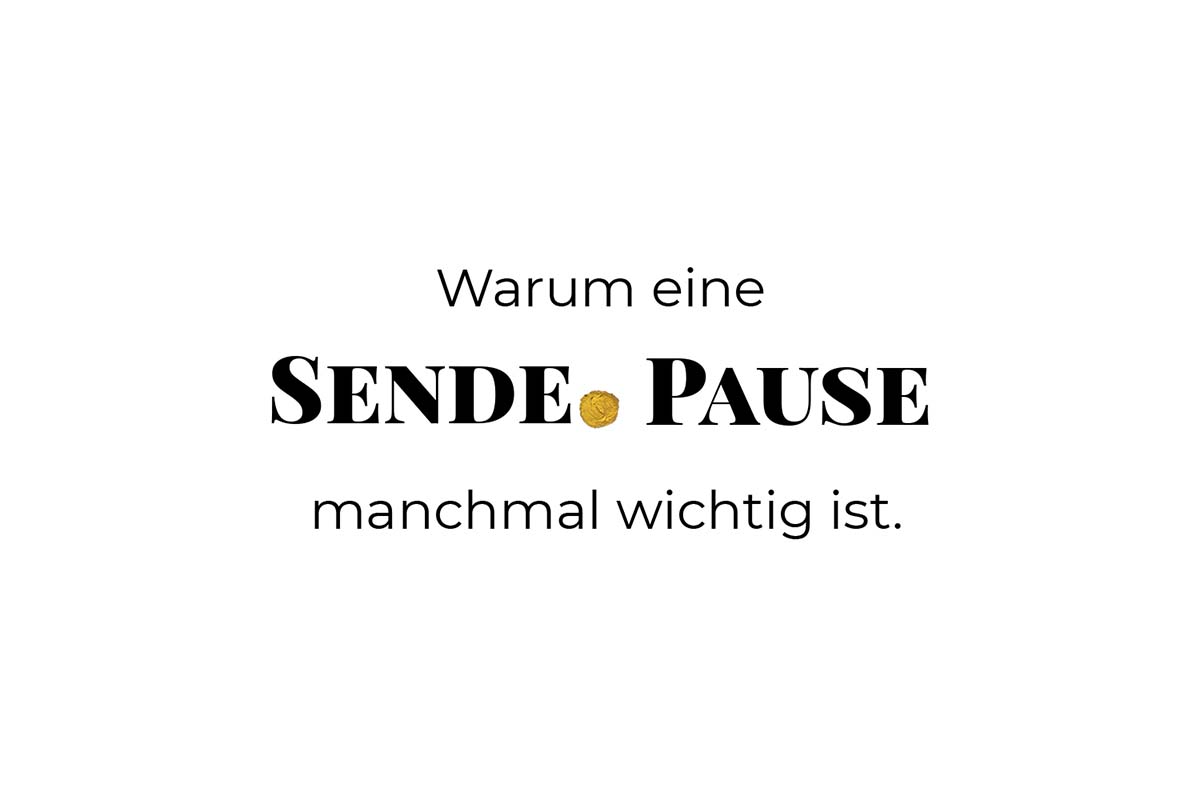 Inspiration am Mittwoch: Mach mal Sendepause